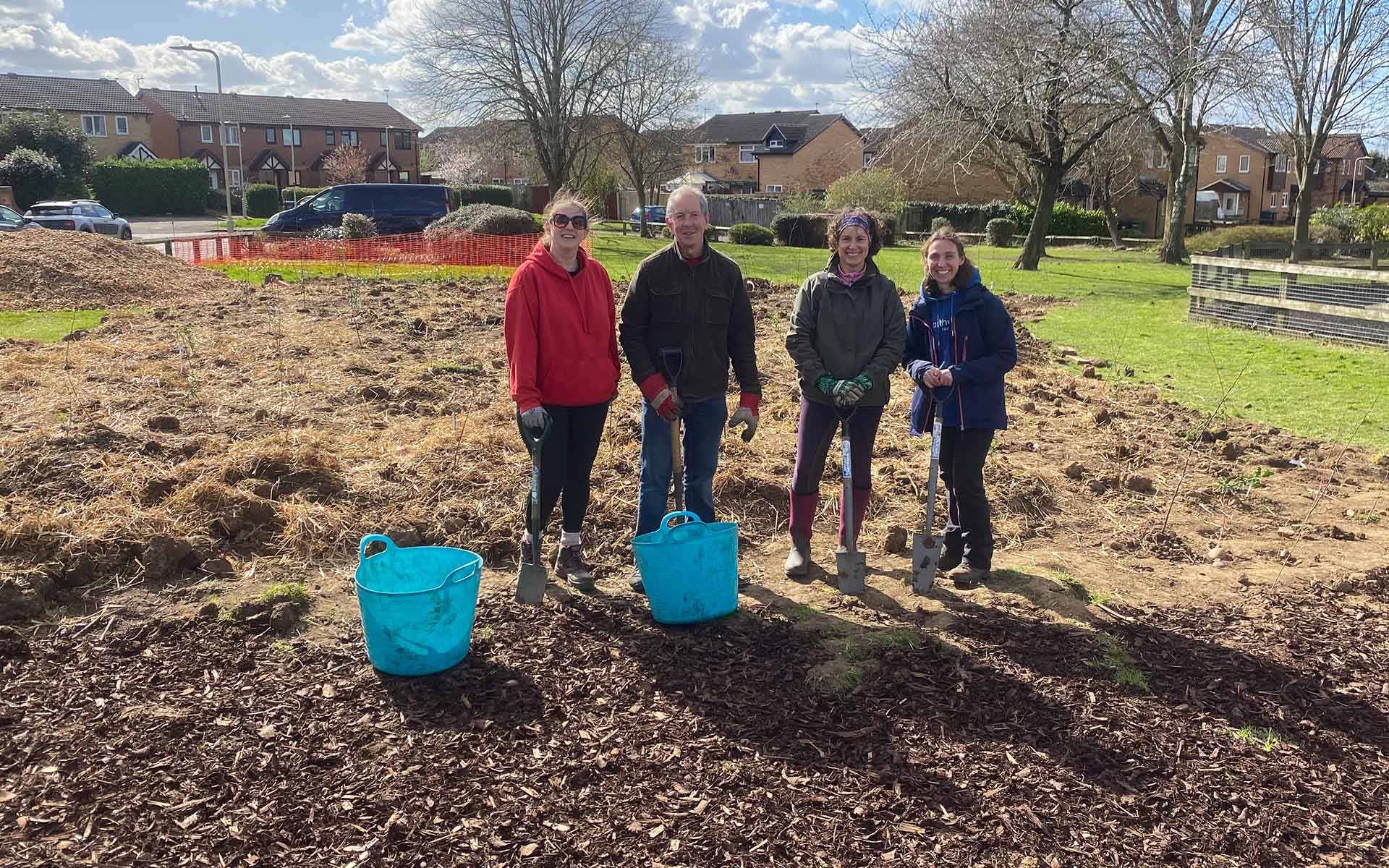 Devitt Way Tiny Forest planting general public