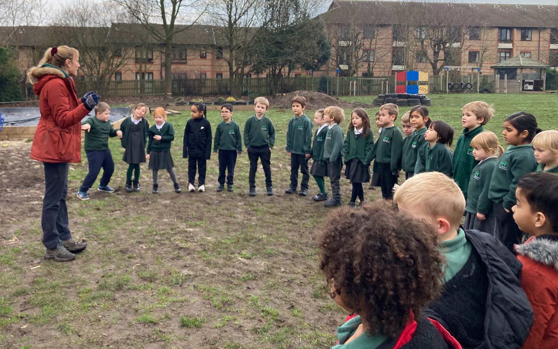 St Mark's Primary School School planting day