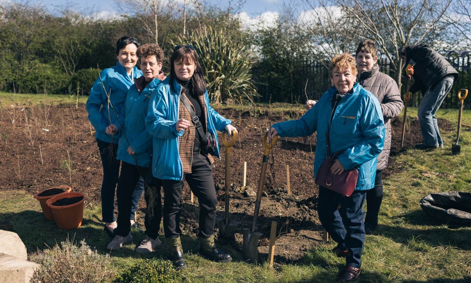 BMW group planting the Tiny Forest on planting day