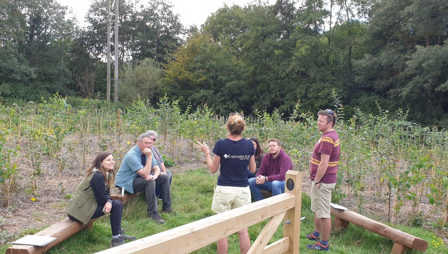 September 2020: First monitoring day (Photo credit Earthwatch Europe)