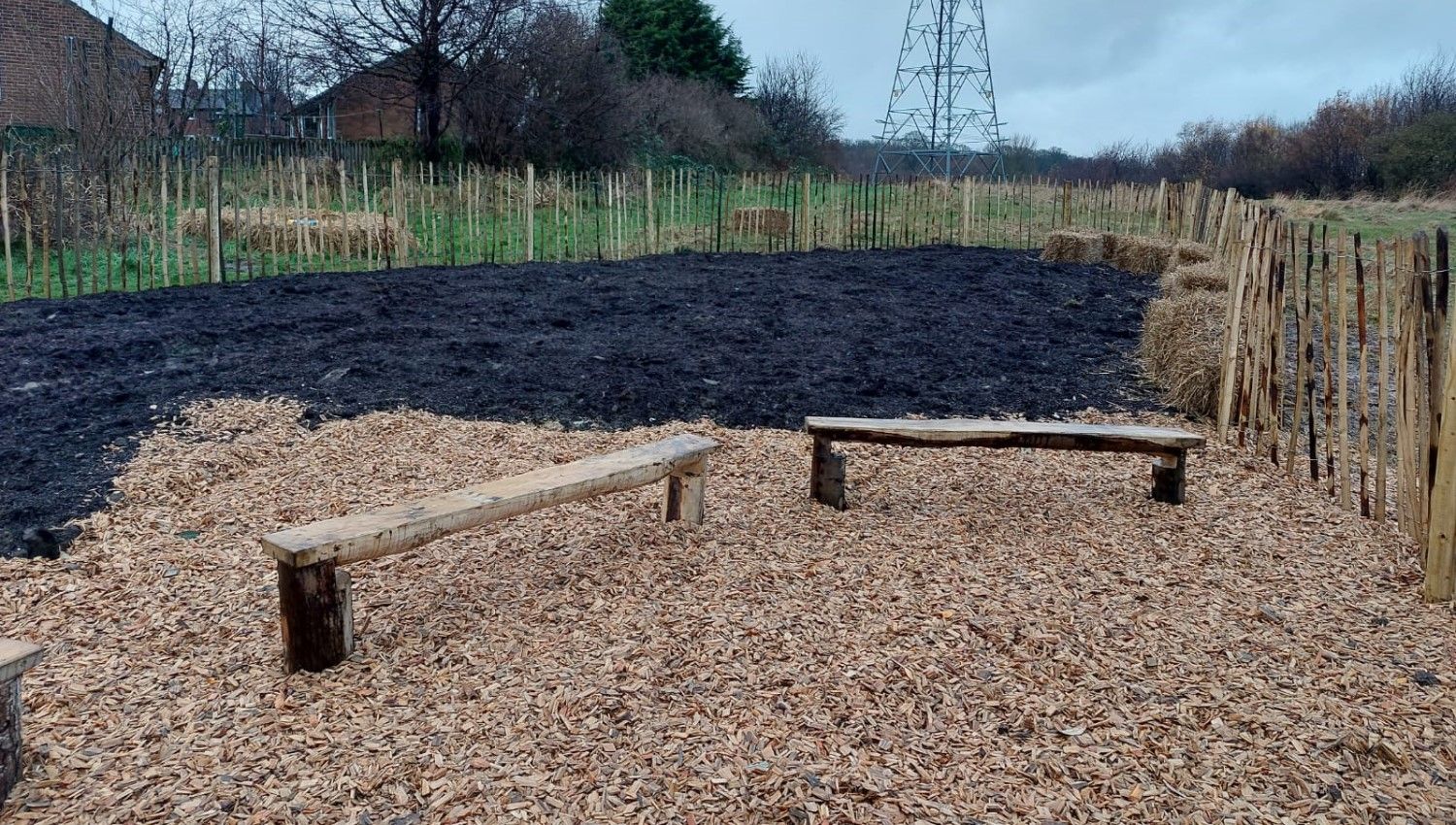 December 2021: Classroom area for outdoor learning (Photo credit Julie Smith. Yorkshire Sport Foundation)