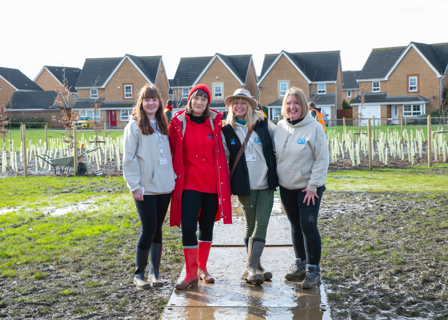 The RAIN Team who funded the Tiny Forest.