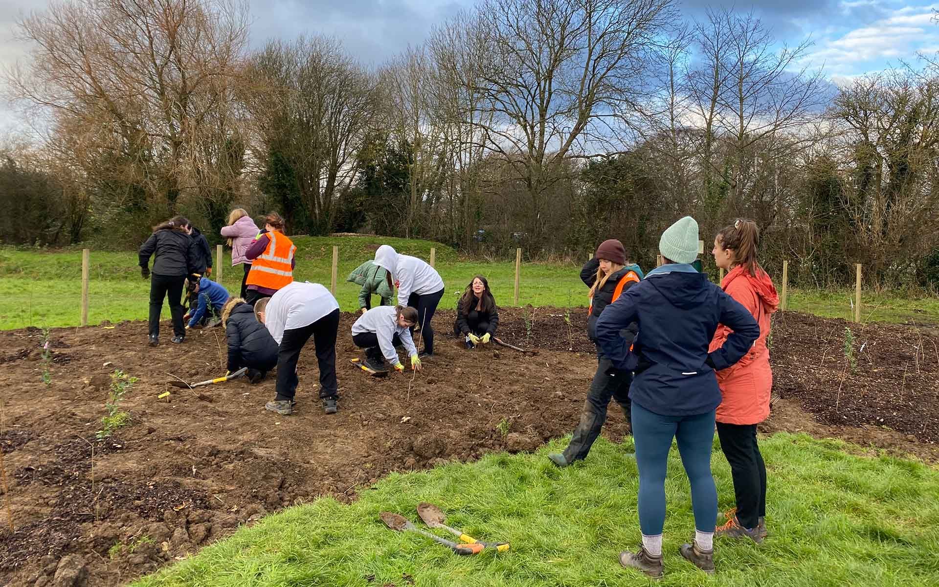 Old Banwell Road Playing Field Planting Team