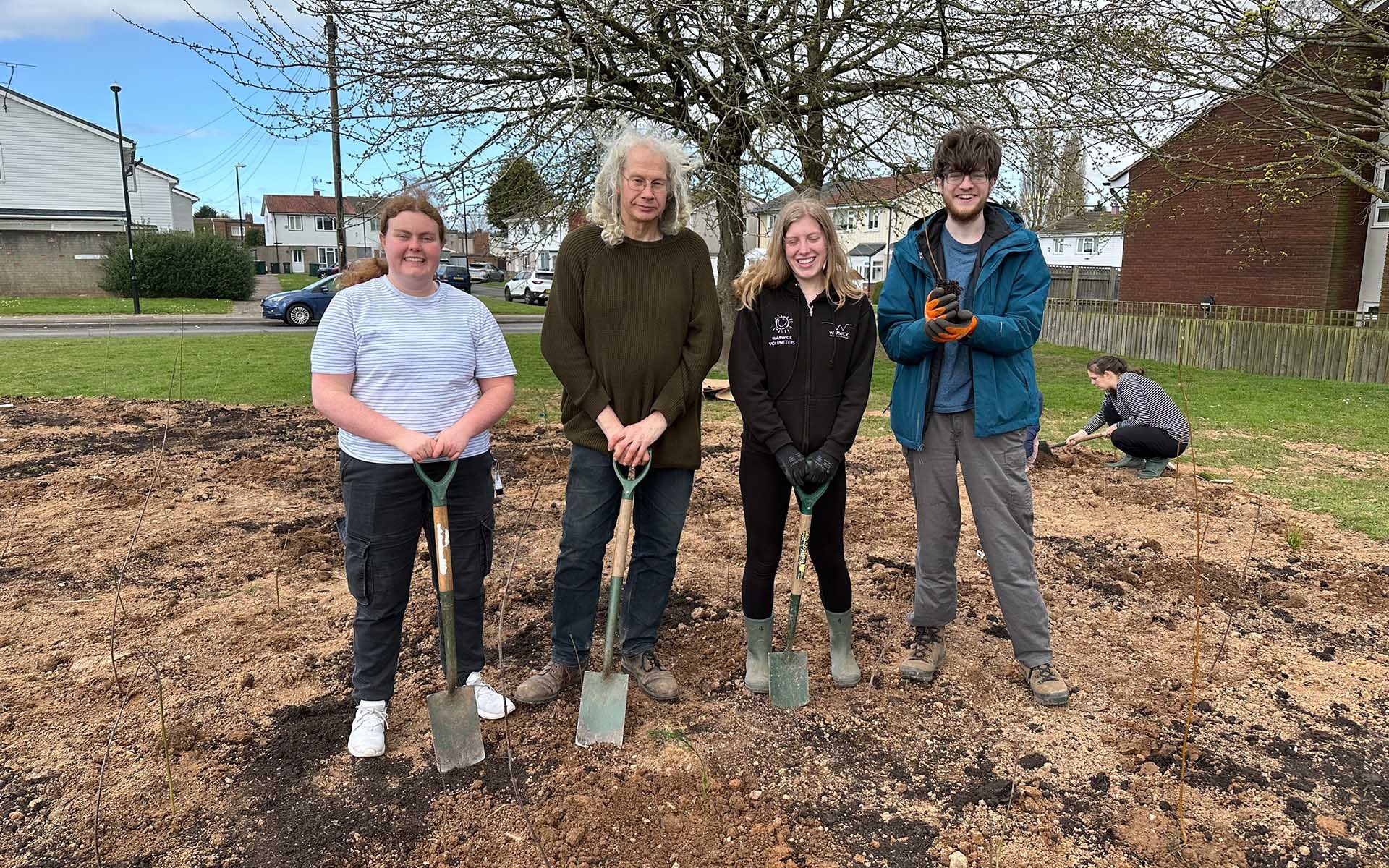 Thimbler Road Tiny Forest Planting Team