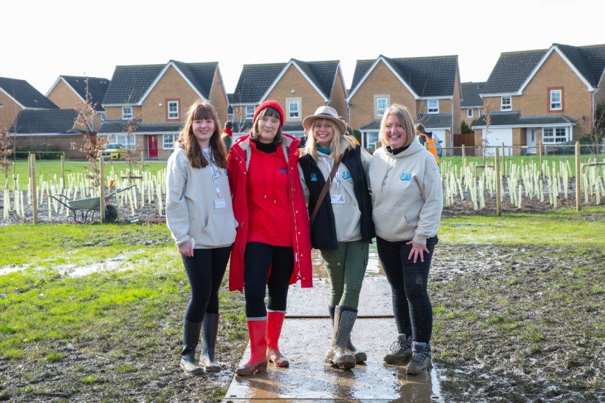 The RAIN Team who funded the Tiny Forest.