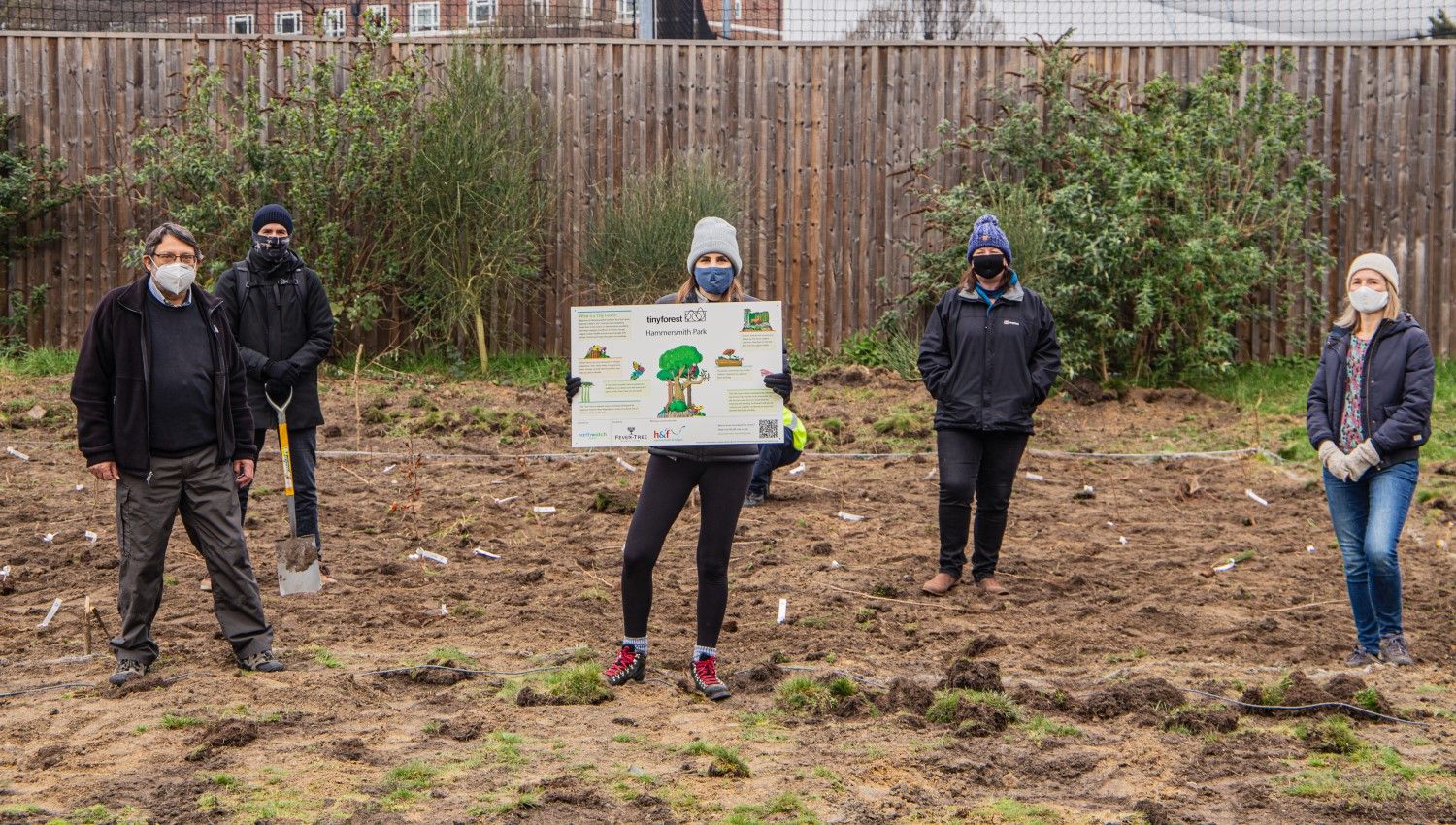 March 2021: Fever-Tree staff planting (Photo credit Fever-Tree)