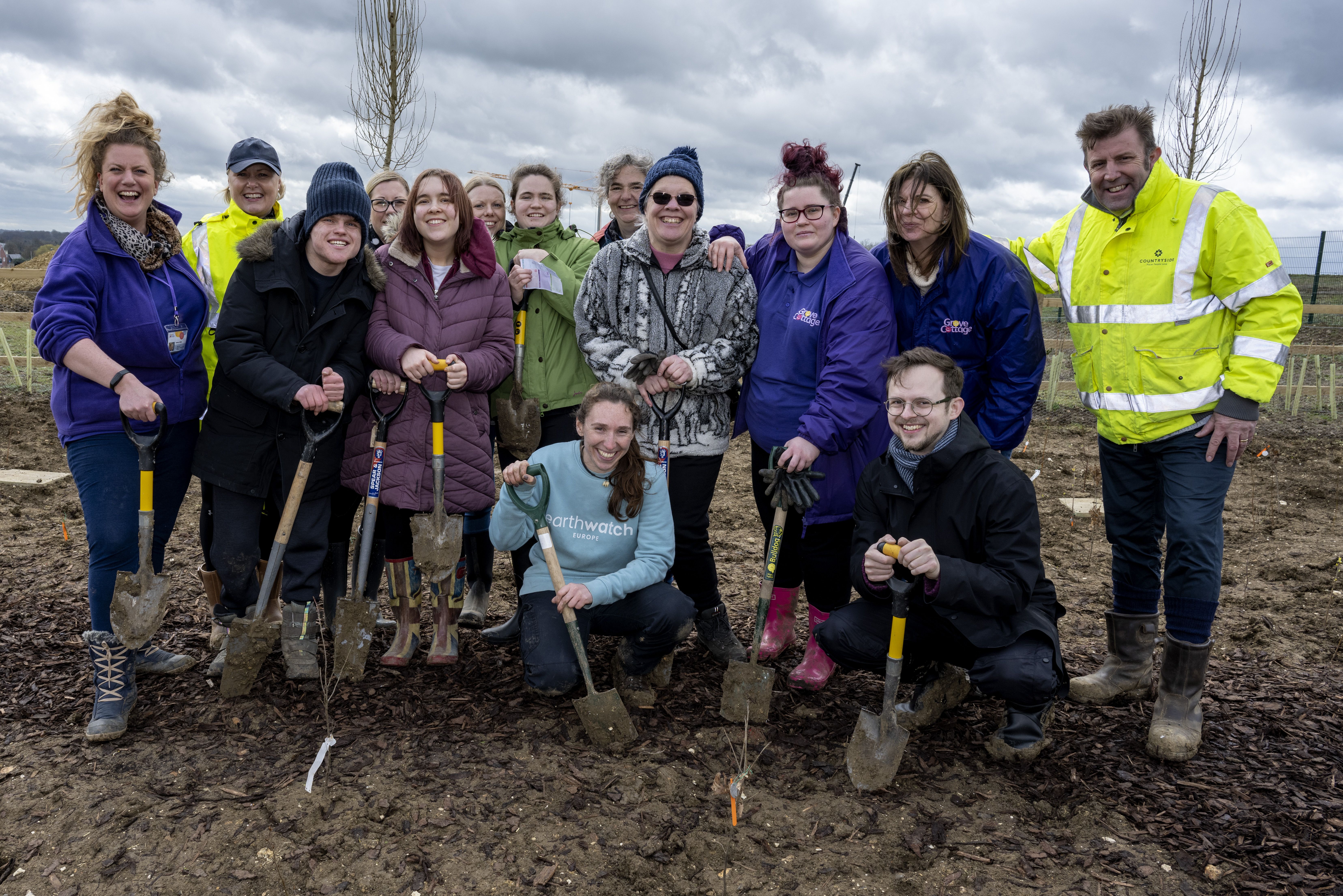 St James' Park Planting Day. copyright Countryside