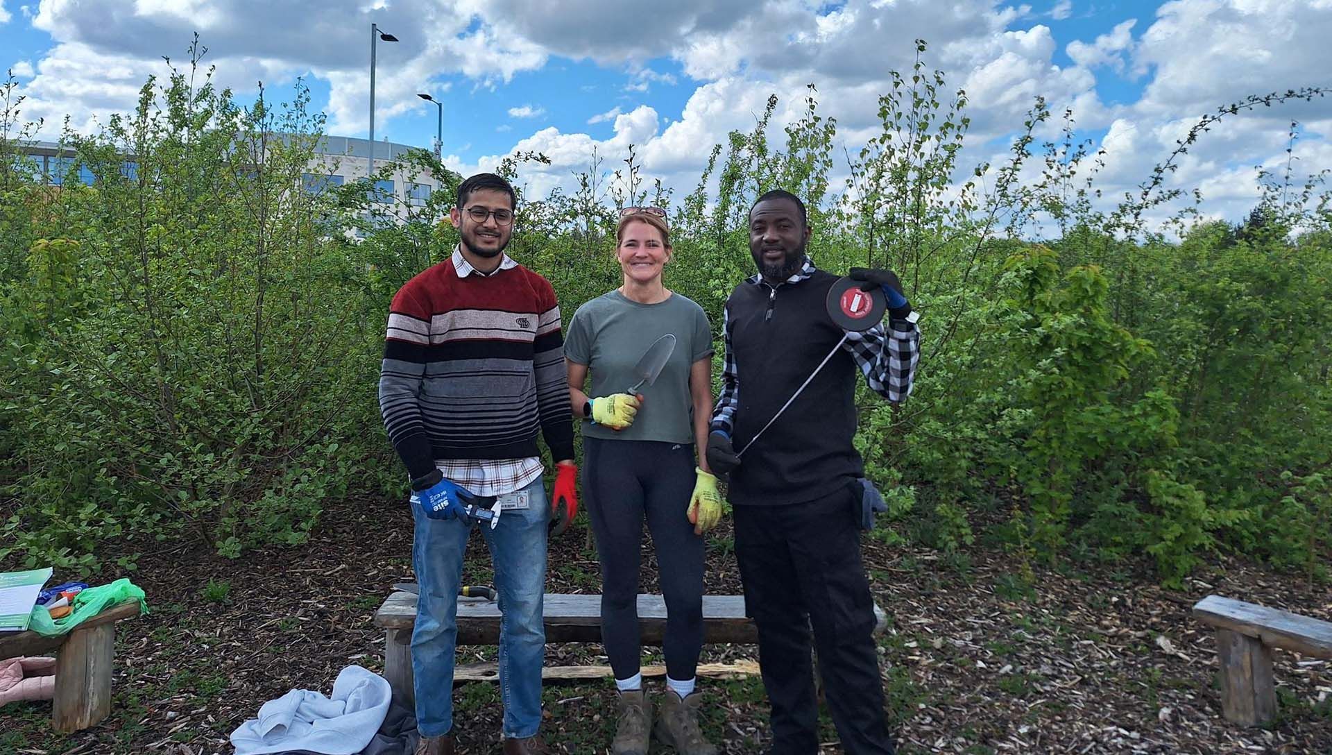 Volunteering session- carbon surveys and weeding