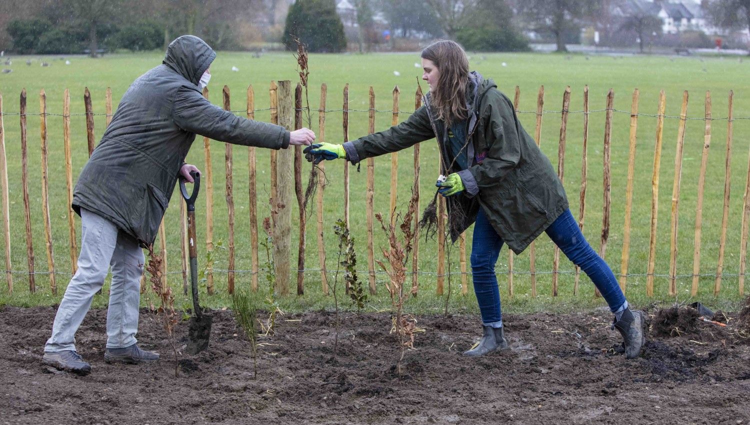 March 2021: Planting day (Photo credit Keith Kinghorn)